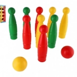 Set da bowling colorato per bambini