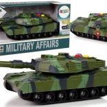 Carro armato militare 1:32 con mimetizzazione, luci e suoni