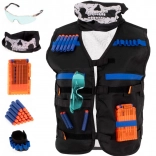 Gilet tattico per dardi in schiuma con accessori – set per bambini