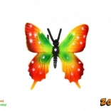 Farfalla decorativa in plastica Papilio, colorata, 6 cm