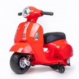 Moto elettrica per bambini BABY MIX VESPA rossa