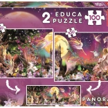 Puzzle Panorama Fate Incantate 2x100 pezzi