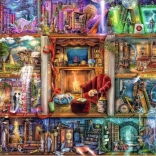 Puzzle 2D 1500 pezzi Biblioteca ricca