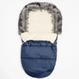Sacco invernale con lana New Baby Lux, blu