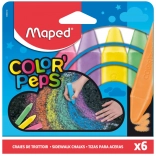 Gessetti da marciapiede Maped – set da 6 colori