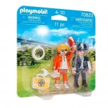 Playmobil Duo Pack Medico d'Emergenza e Poliziotta
