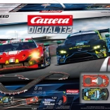 pista elettrica carrera digital 132 24h speed 8 m con bmw m4 gt3 e aston martin vantage gt3