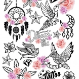 Trasferelli Colibrì Grande Foglio