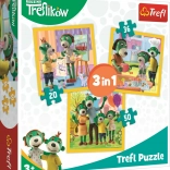 Puzzle Treflíci 3 in 1 – stare insieme è bello (20, 36, 50 pezzi)