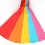 Set di strisce di carta colorate per intreccio e creatività 250 pz