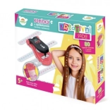 Strass scintillanti con applicatore per capelli e decorazioni