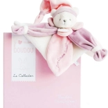 Set regalo Doudou – orsacchiotto doudou rosa in peluche 24 cm