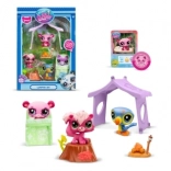 Set di 3 figure Littlest Pet Shop Camping
