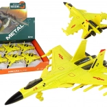 Aereo da caccia giallo a frizione 1:72