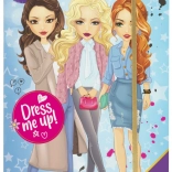 Libro con adesivi – vesti la tua bambola A4