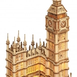 ROBOTIME puzzle 3D in legno Big Ben – torre dell'orologio luminosa