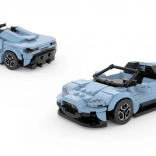 Kit di costruzione auto MASERATI MC20 1:30 blu Rastar