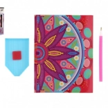 Set creativo diario con decorazioni di diamanti