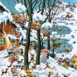 Puzzle Paradiso in inverno 1000 pezzi