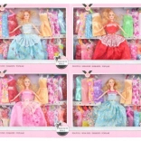 Bambola con 20 abiti di ricambio 29 cm