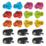 appigli da arrampicata per alberi con cinghie per bambini, 12 pz