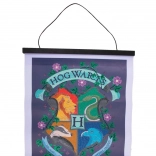 Canvas Crystal Art – logo di Hogwarts 35 × 45 cm