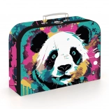 Valigetta per bambini in laminato Panda 34 cm