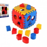Cubo a incastri per bambini in plastica 13 × 13 × 13 cm
