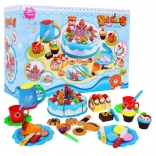 Set per festa per bambini con torta e dolcetti, 80 pezzi – Blu