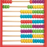 Abaco di legno WOODY rosso