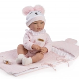 Guca Andrea bambola realistico neonato con suoni 38 cm