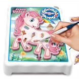 Unicorno – gioco vibrante con pinzetta per bambini