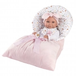 Llorens new born bambina – bambola realistica con corpo interamente in vinile 40 cm