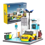 Set di costruzione CaDA Shell stazione di ricarica per auto elettriche, 308 pezzi