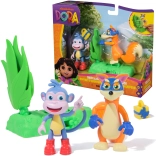 Dora l’esploratrice Swipe & Surprise – figurine Rabùš e Butek con accessori