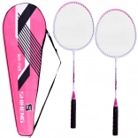 Set di racchette da badminton leggere con custodia