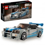 lego speed champions nissan skyline gt-r (r34) – fast & furious set di costruzione