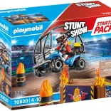 Playmobil Stunt Show set di avvio – spettacolo di stunt con quad e rampa infuocata
