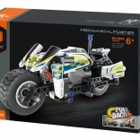 Set di costruzione iM.Master moto della polizia con retrocarica, 193 pezzi