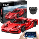 Set di costruzione CaDA RC auto sportiva Red Blade, 32 cm, 405 pezzi, Dual Mode