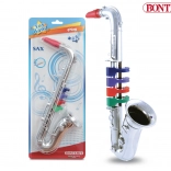 saxofono di plastica con 4 chiavi