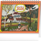 Calendario da tavolo 2026 con illustrazioni di Josef Lada