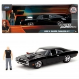 Fast & Furious 1970 Dodge Charger 1:24 con figurina Dominic Toretto
