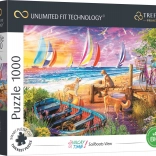 Trefl puzzle UFT Vacay Time – vista sulle barche a vela 1000 pezzi