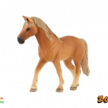 Modello di cavallo marrone in plastica 13 cm