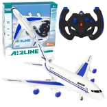 Aereo passeggeri telecomandato blu Airline