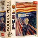 Puzzle in legno bifacciale TREFL – EDVARD MUNCH: L’Urlo, 200 pezzi
