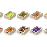 Frutta e verdura in legno in scatole Viga