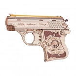 Puzzle in legno 3D Mini pistola Justice Guard