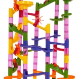 Pista per biglie per bambini, 105 pezzi